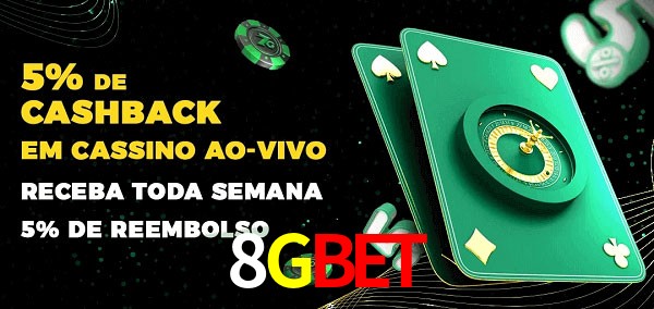 Promoções do cassino ao Vivo 8GBET